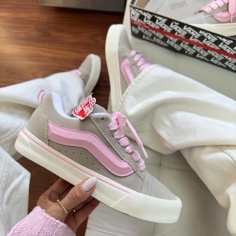 Vans KNU Cinza/Rosa