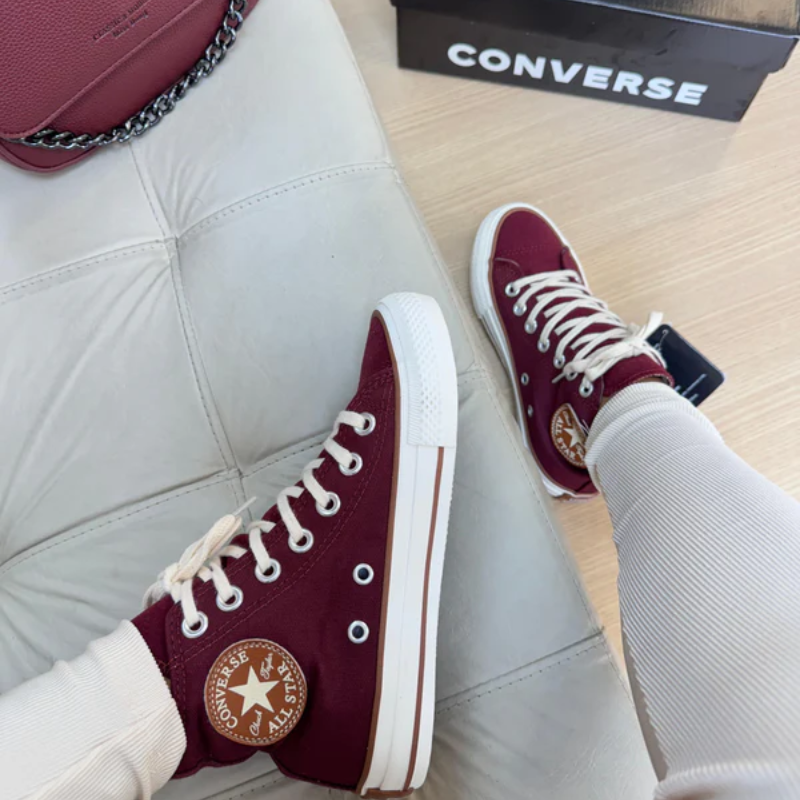 Chuck Taylor All Star Leather Boot Burgundy