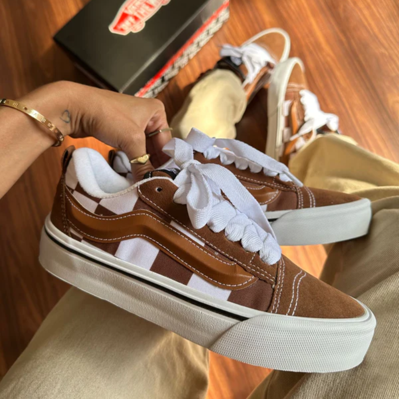 Vans Knu Xadrez Caramelo