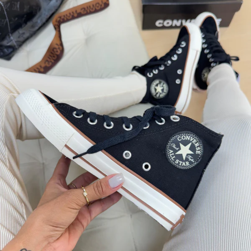 All Star Leather Boot Black