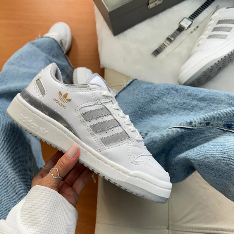 Adidas Fórum Cadarço Gray