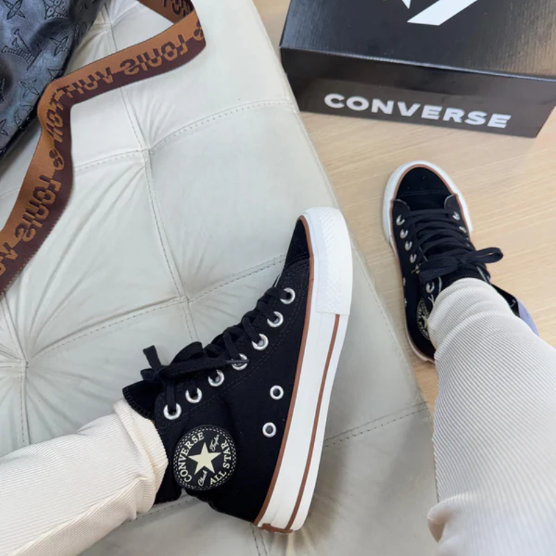 All Star Leather Boot Black