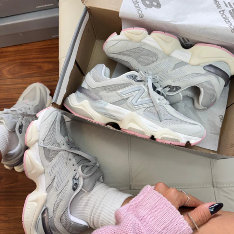 NB 9060 Couro Gray/Rose