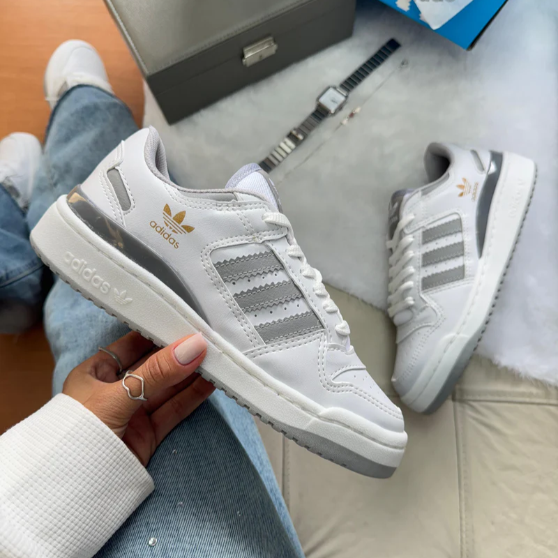 Adidas Fórum Cadarço Gray