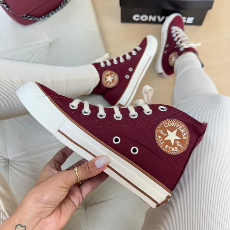 Chuck Taylor All Star Leather Boot Burgundy