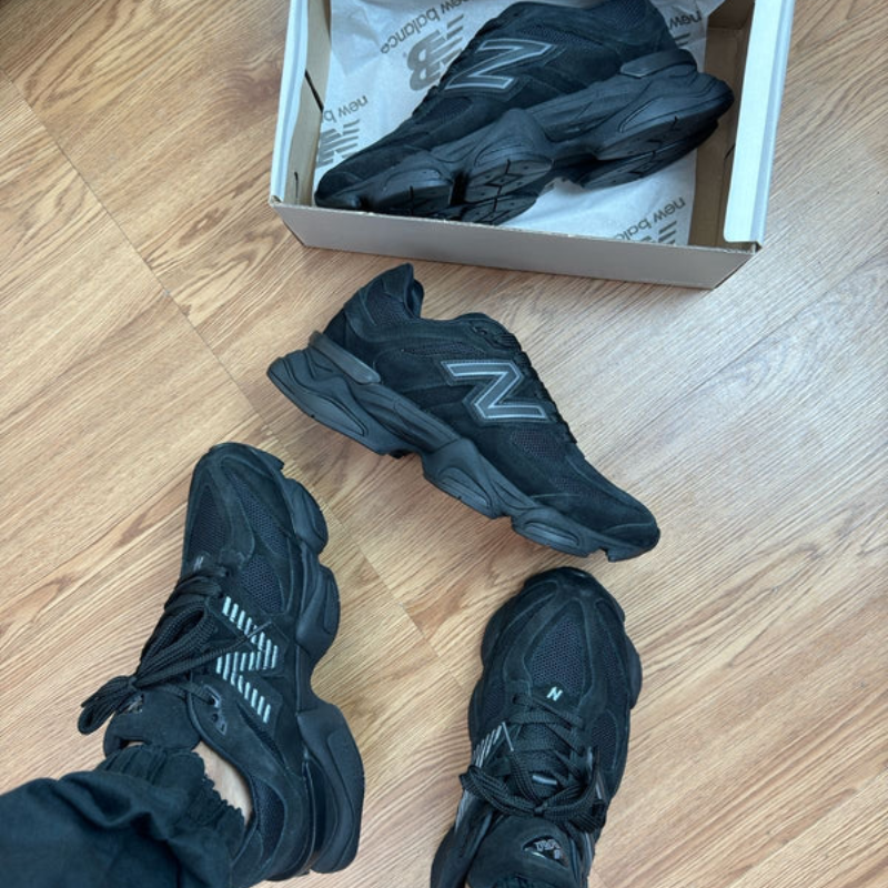 NB 9060 Full Black Couro