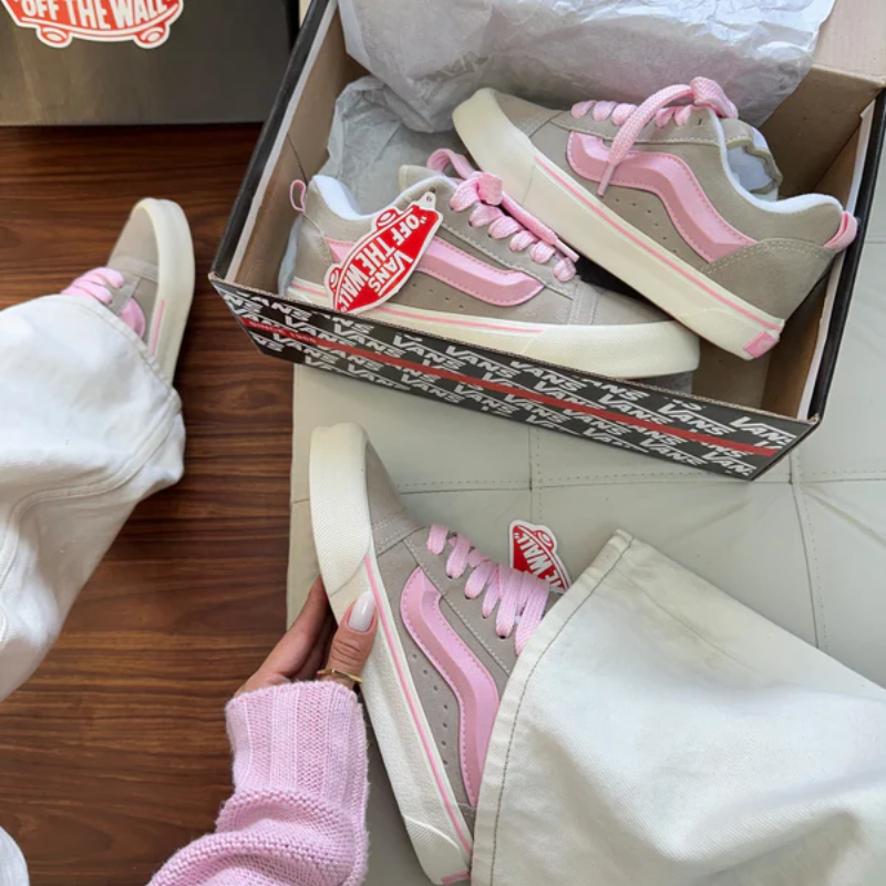 Vans KNU Cinza/Rosa