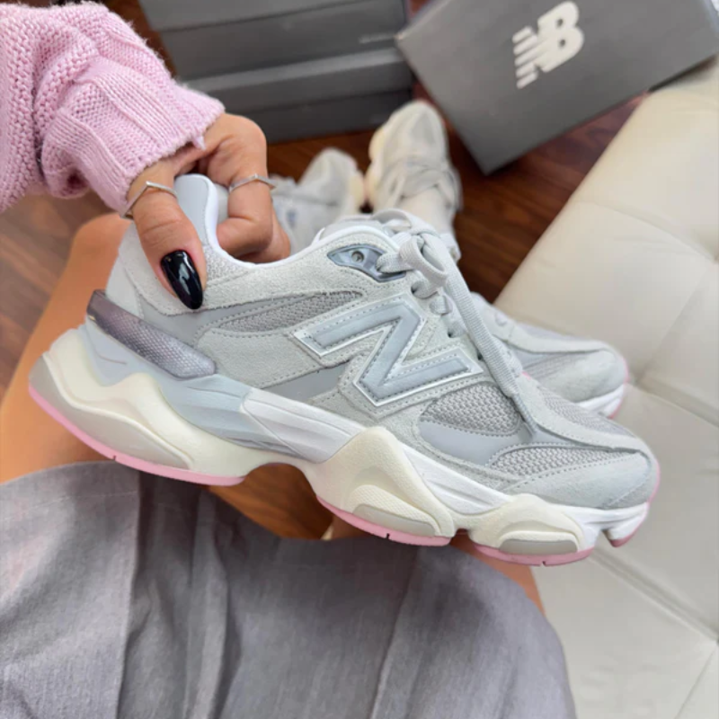 NB 9060 Couro Gray/Rose