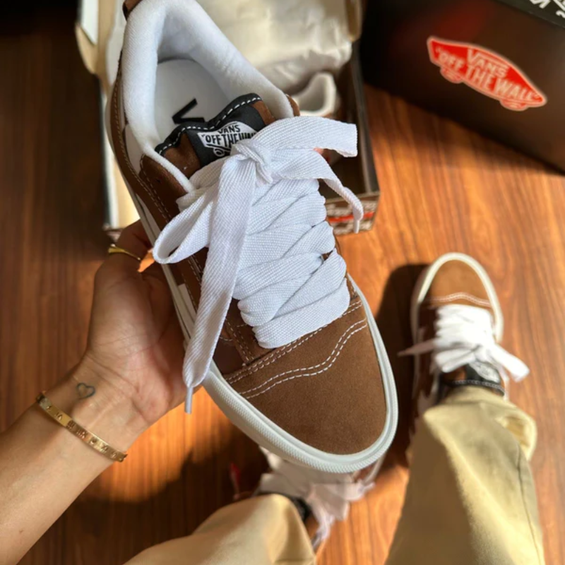 Vans Knu Xadrez Caramelo
