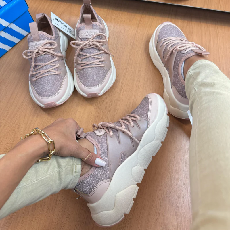 Adidas Knit Mesh Bright Pink