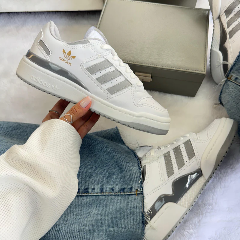 Adidas Fórum Cadarço Gray