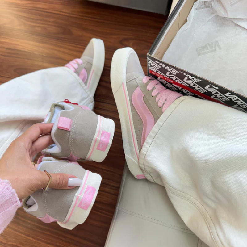 Vans KNU Cinza/Rosa
