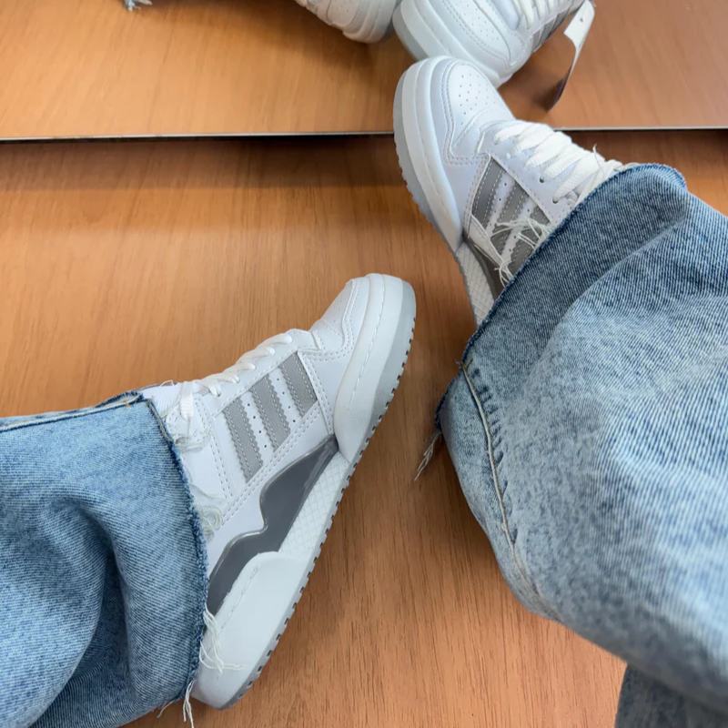 Adidas Fórum Cadarço Gray