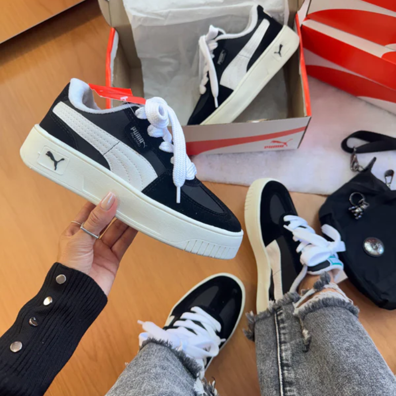 Puma Palermo Suede Black/White