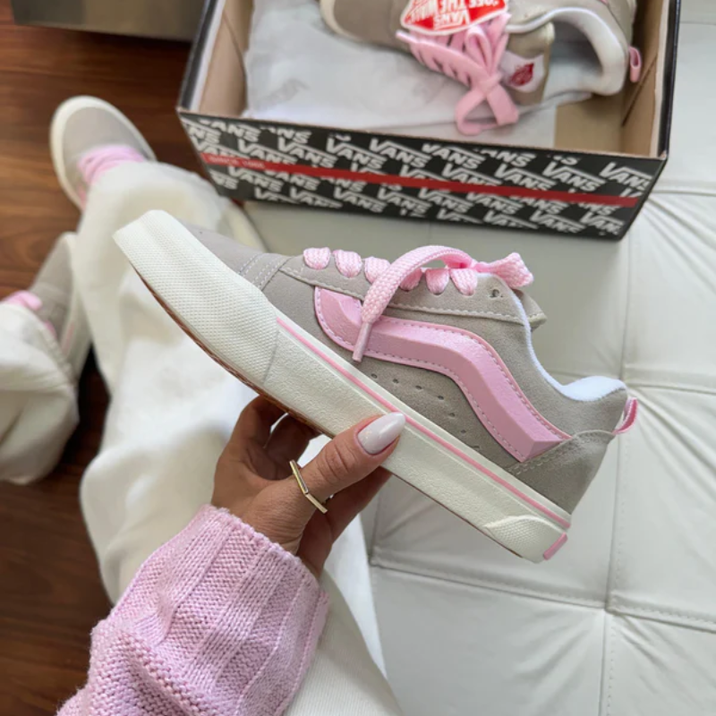Vans KNU Cinza/Rosa