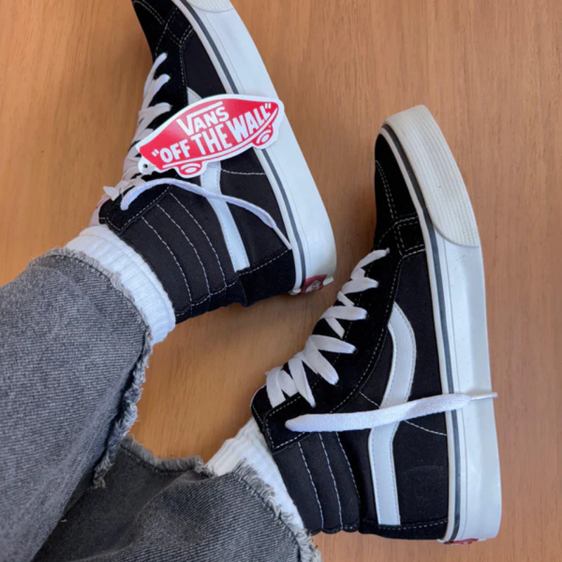 Bota Vans SK8-Hi Preto/Branfo