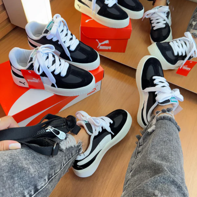 Puma Palermo Suede Black/White