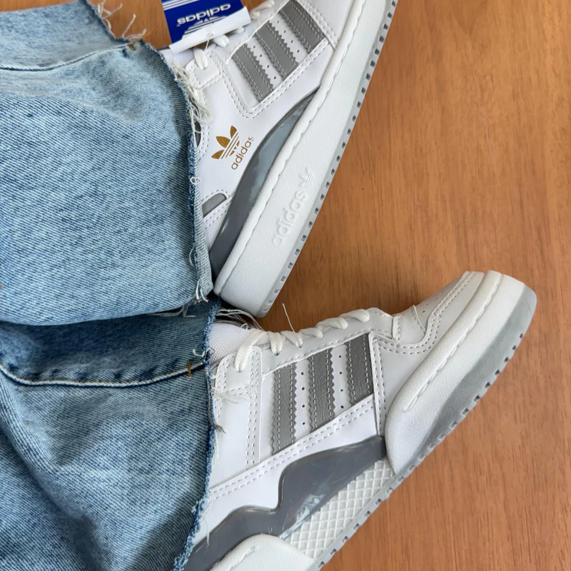 Adidas Fórum Cadarço Gray