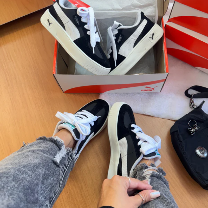 Puma Palermo Suede Black/White
