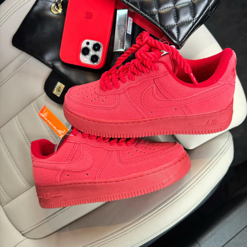 Air Force Full Red Camurça