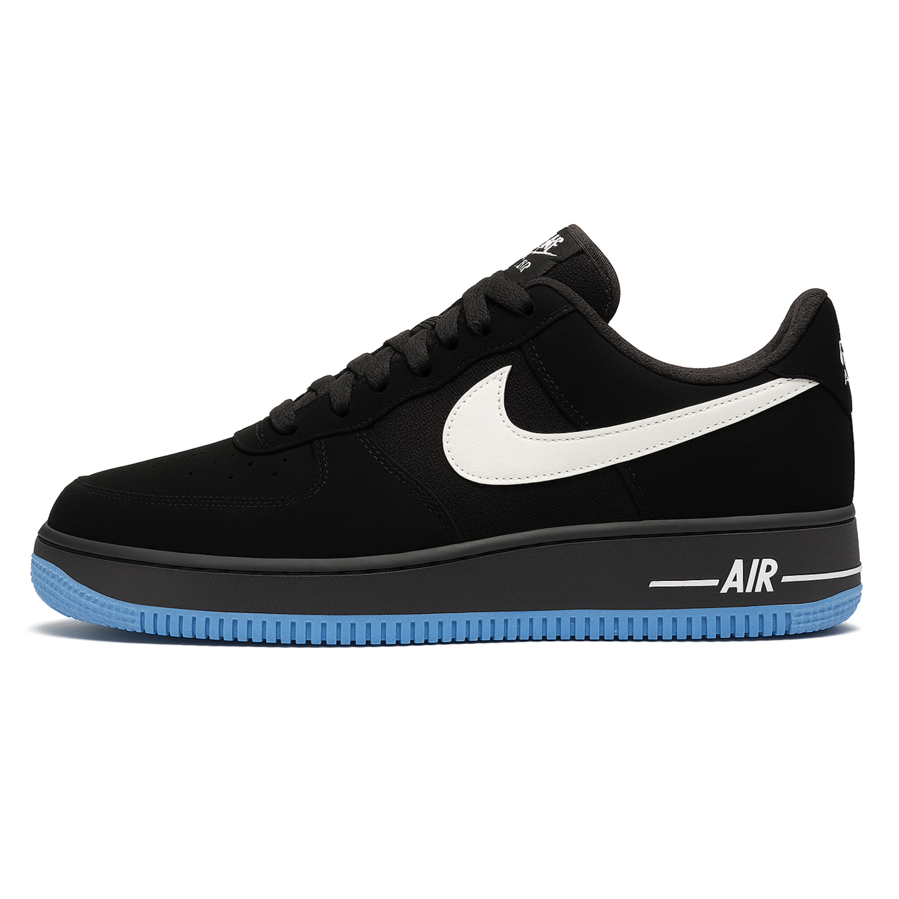 Air Force Camurça Nobuk Black & Blue