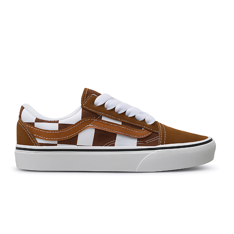 Vans Knu Xadrez Caramelo