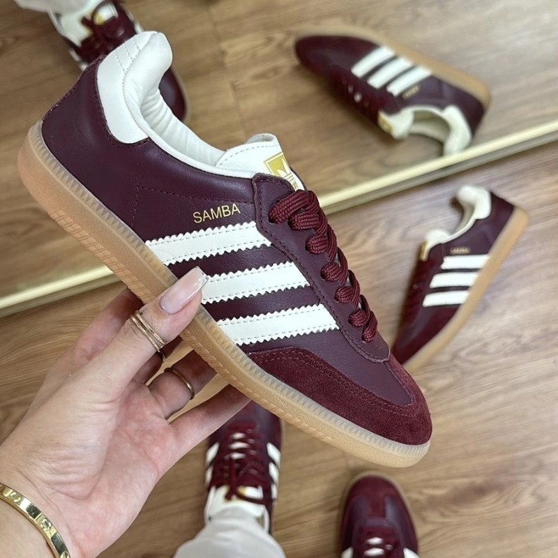 Tênis Samba OG Maroon / Cream White