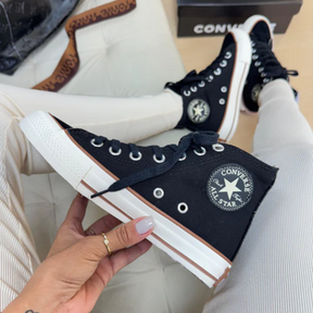 All Star Leather Boot Black