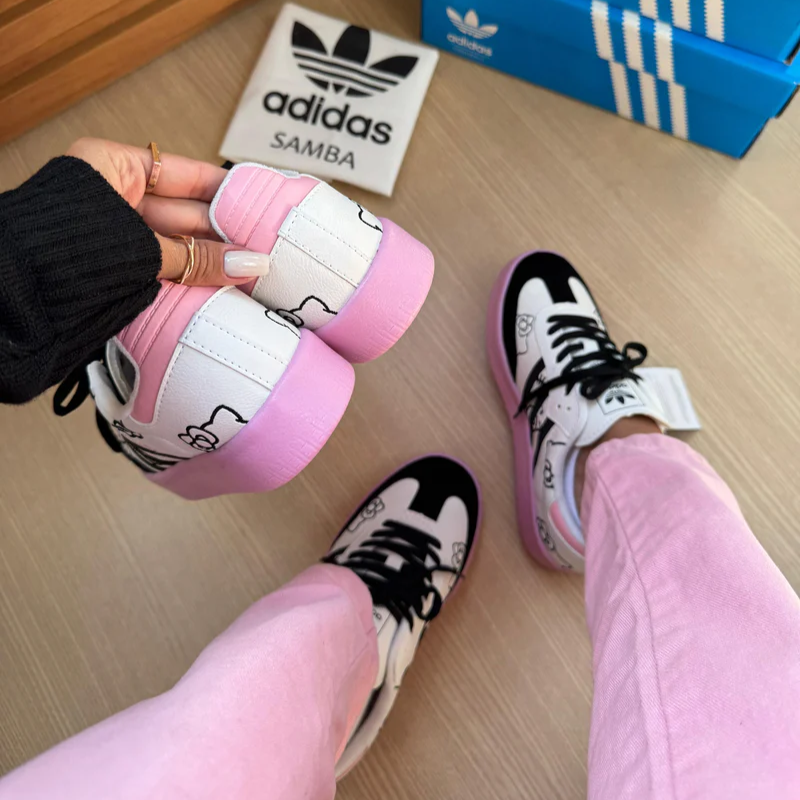 Tênis Adidas Samba Hello Kitty