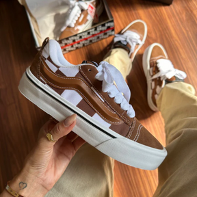 Vans Knu Xadrez Caramelo