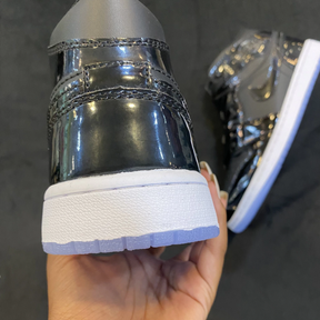 Air Jordan 1 High Mid Black Sparkling