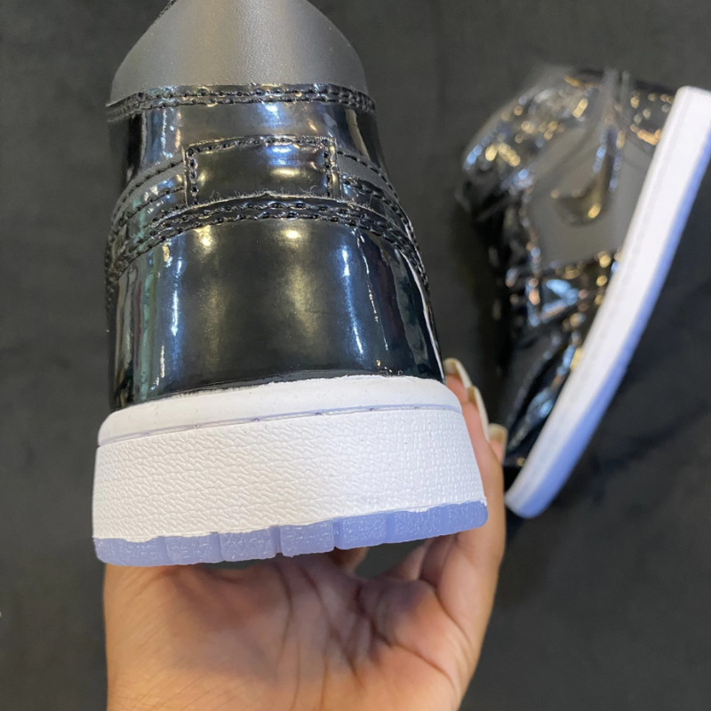 Air Jordan 1 High Mid Black Sparkling