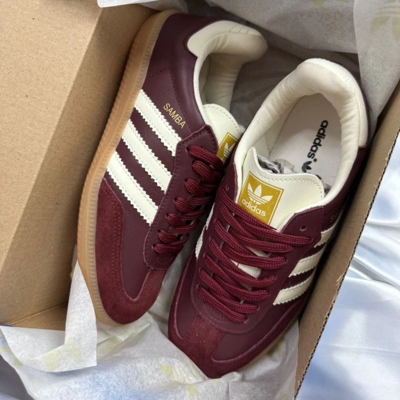 Tênis Samba OG Maroon / Cream White