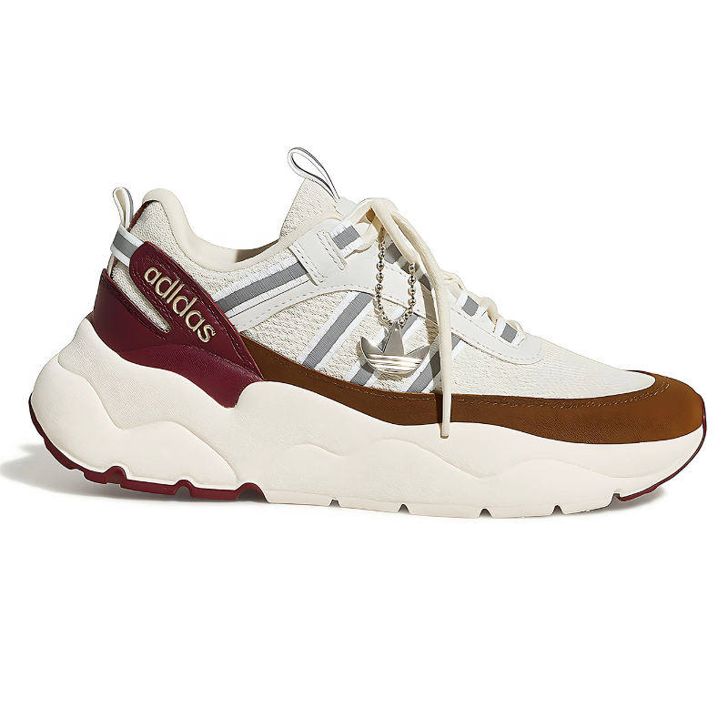 Adidas Dymond White/Brown/Burgundy