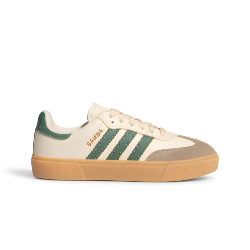 Adidas Samba Plataforma White / Green Light / Brown
