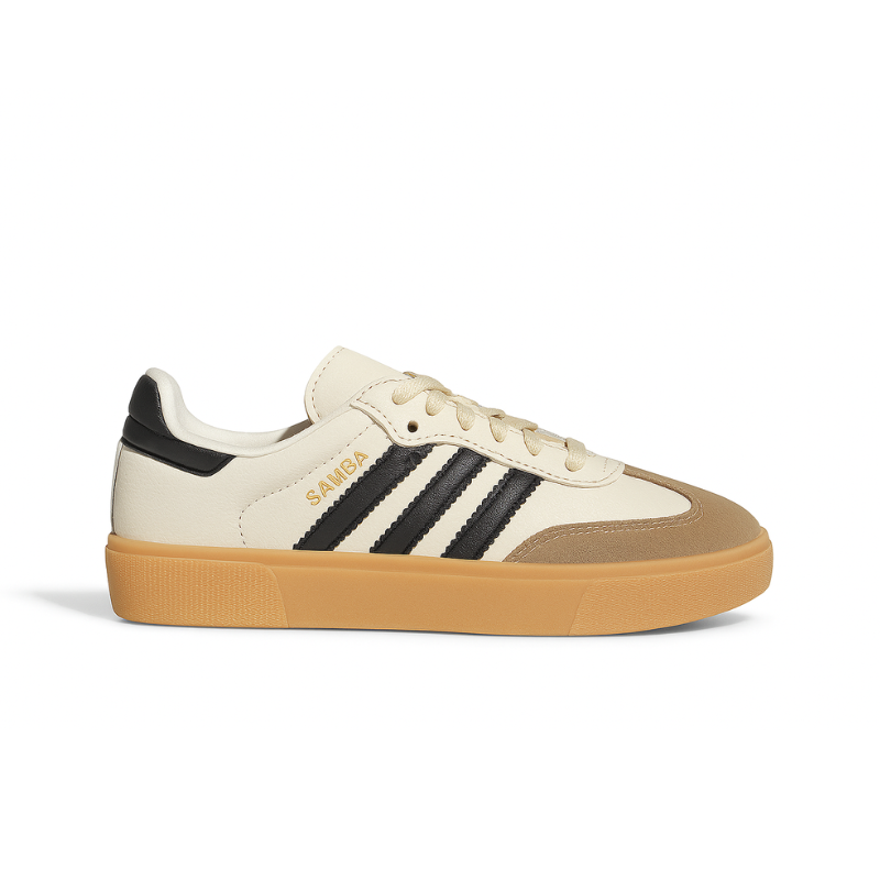 Adidas Samba Plataforma White Black