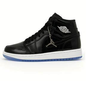 Air Jordan 1 High Mid Black Sparkling