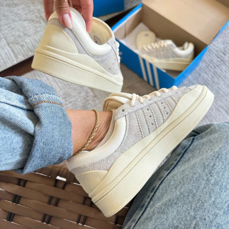 Adidas Campus X Bad Bunny Bege | Couro Legítimo