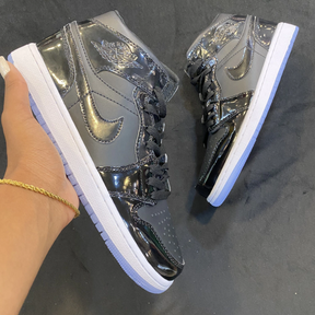 Air Jordan 1 High Mid Black Sparkling