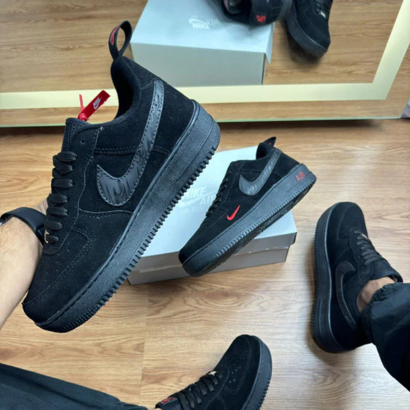 Air Force 1 Black Suede