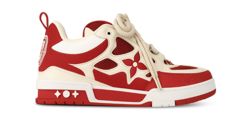 LV Skate Red & White