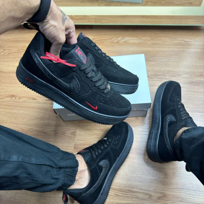 Air Force 1 Black Suede