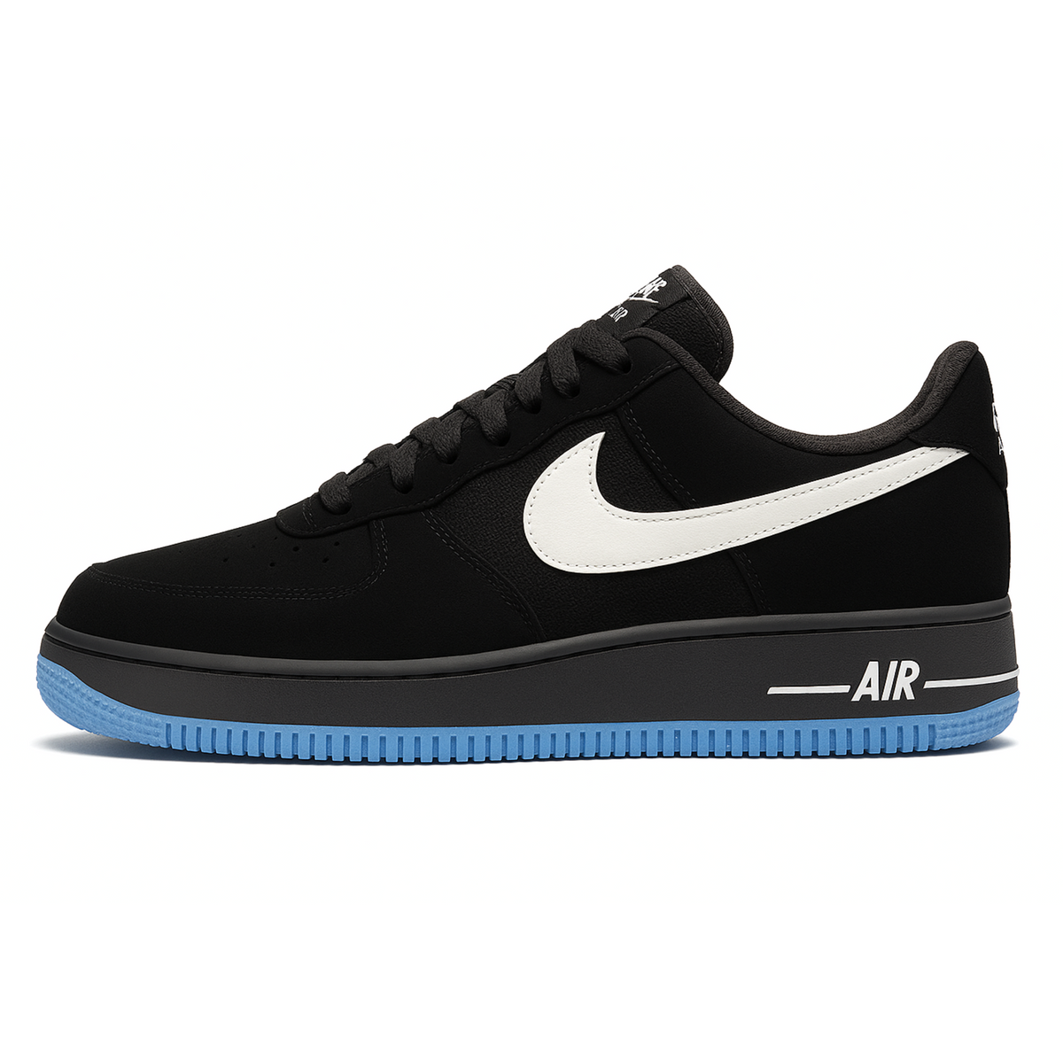 Air Force Camurça Nobuk Black & Blue