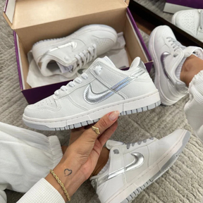 SB Dunk Low Silver