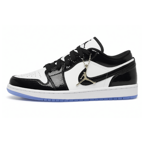 Air Jordan Low White & Black Sparkling